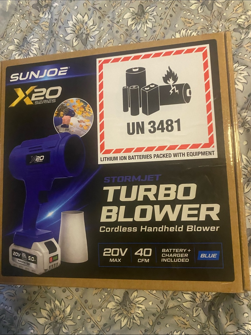 X20 StormJet Turbo Blower - Blue